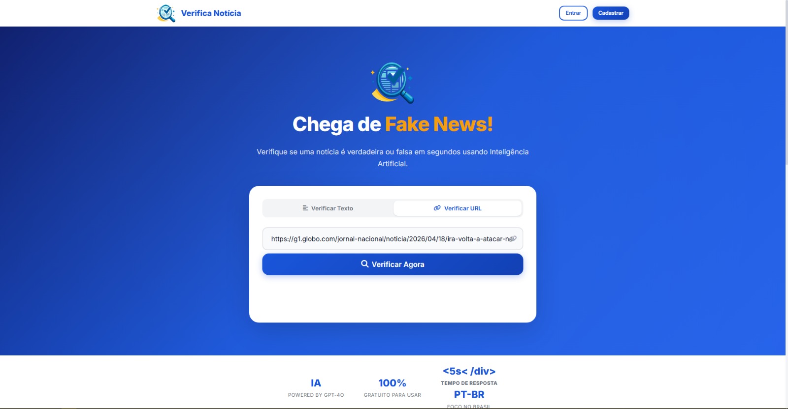 Verifica Notícia